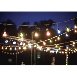 Online Gifi Guirlande guinguette 50 LED 10 boules multicolores 6m