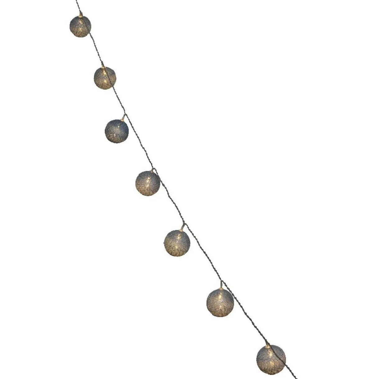 Gifi Guirlande électrique 10 boules bleues 1,8 m^ Décoration Extérieure De Noël