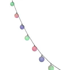 Gifi Guirlande électrique 20 boules blanches 3,8 m^ Décoration Extérieure De Noël