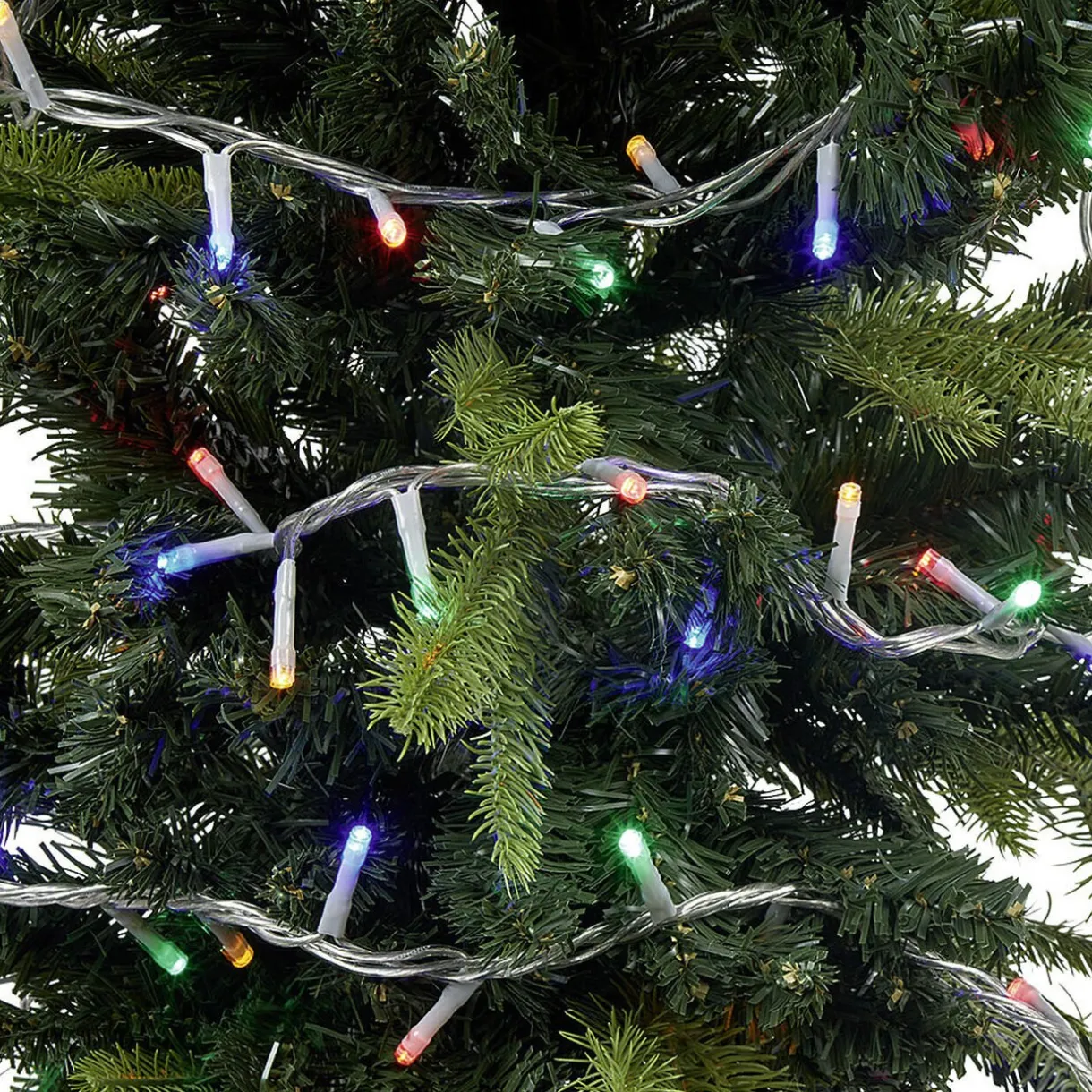 Gifi Guirlande électrique 100 led multicolores L. 3,96 m^ Décoration Extérieure De Noël