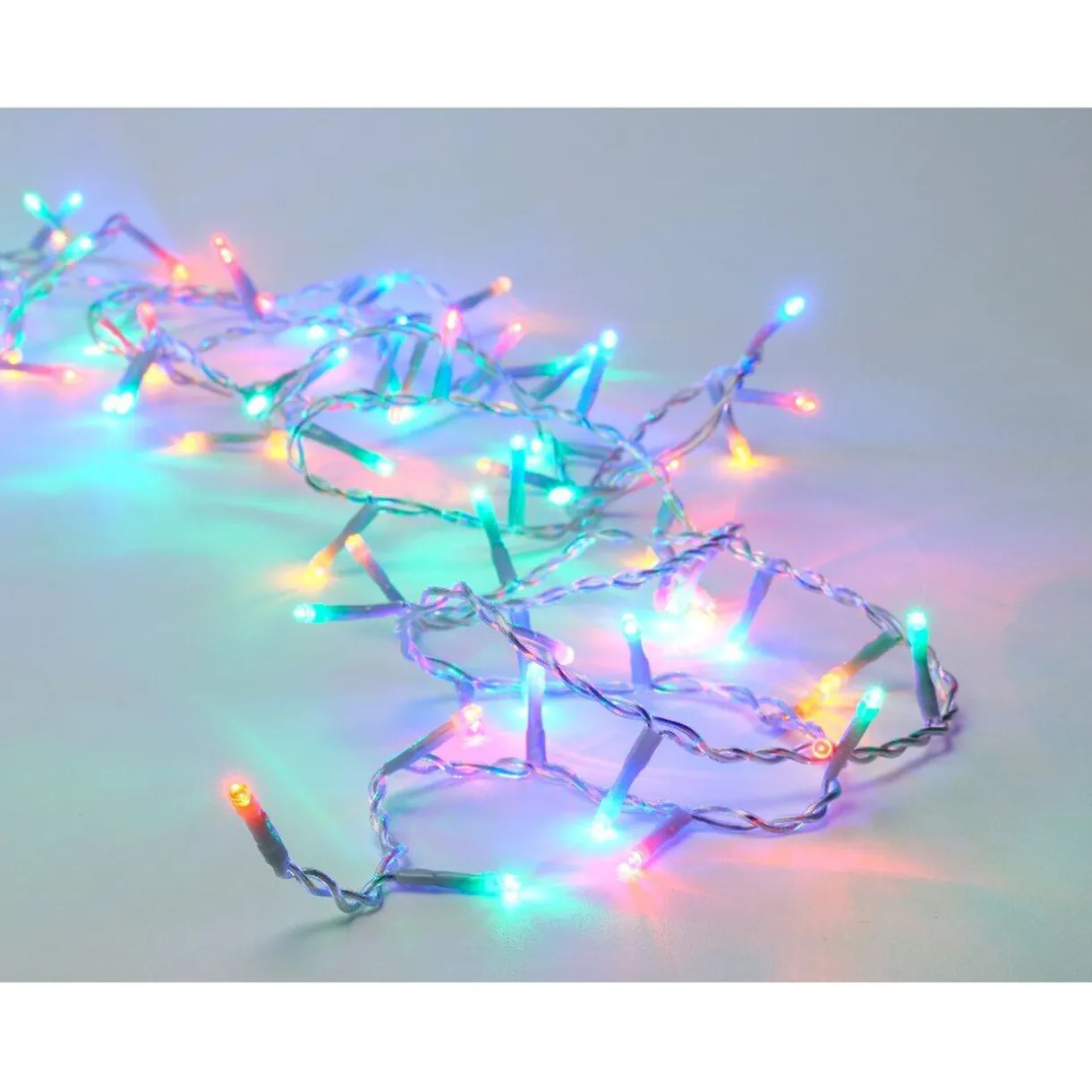 Gifi Guirlande électrique 100 led multicolores L. 3,96 m^ Décoration Extérieure De Noël