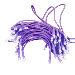 Gifi Guirlande électrique 50 led violet fixe L. 4,9 m^ Décoration Extérieure De Noël