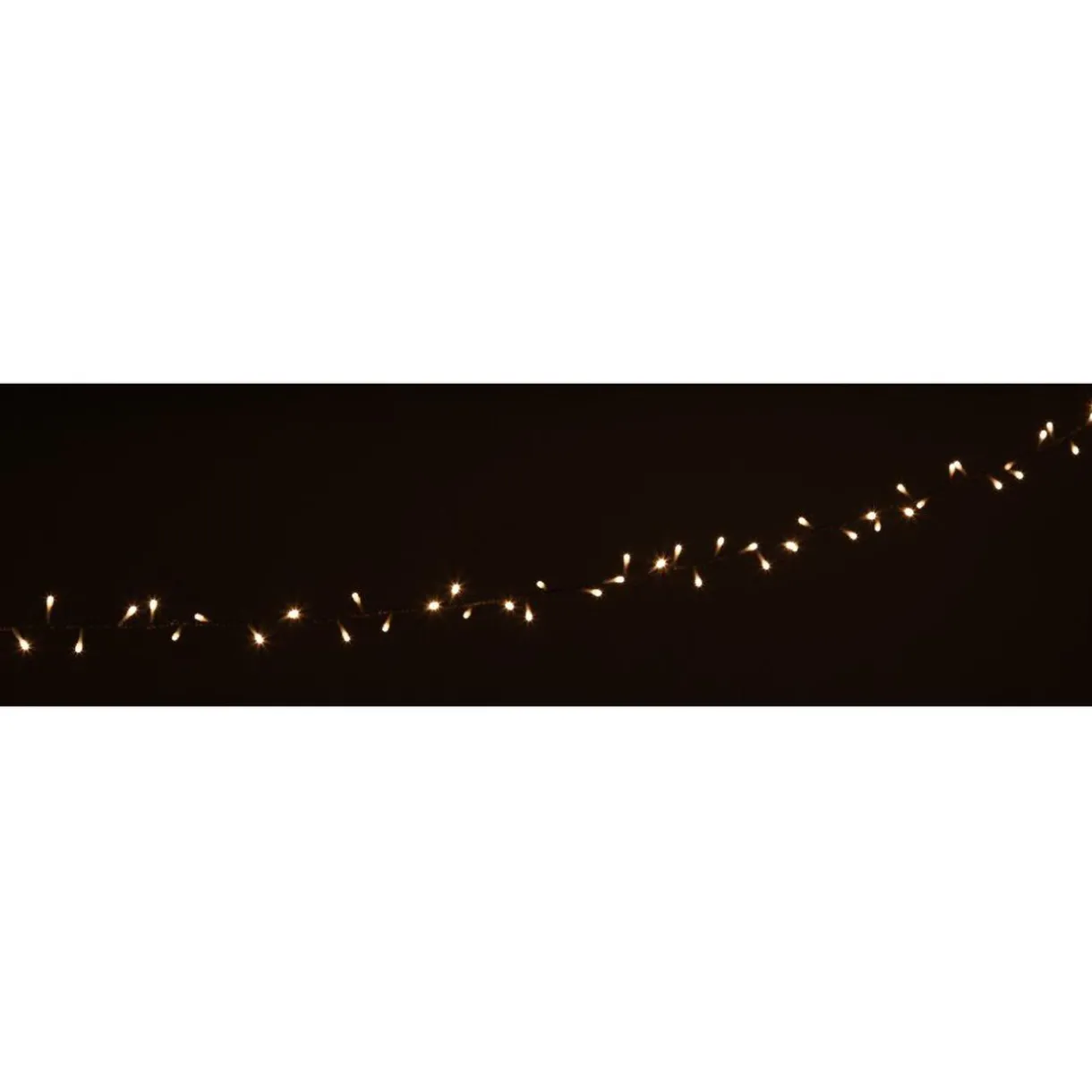 Gifi Guirlande électrique 100 led blanc chaud L. 3,96 m^ Décoration Extérieure De Noël