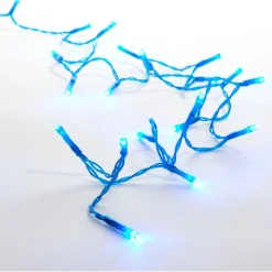 Gifi Guirlande électrique bleu fixe 1.3 m^ Décoration Extérieure De Noël