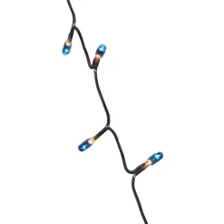 Gifi Guirlande électrique bleu clignotant 2 m^ Décoration Extérieure De Noël