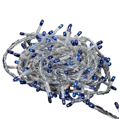 Gifi Guirlande électrique bleu clignotant 6,36 m^ Décoration Extérieure De Noël