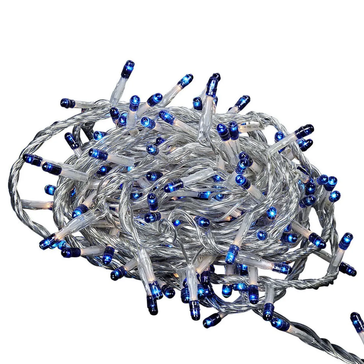 Gifi Guirlande électrique bleu clignotant 6,36 m^ Décoration Extérieure De Noël