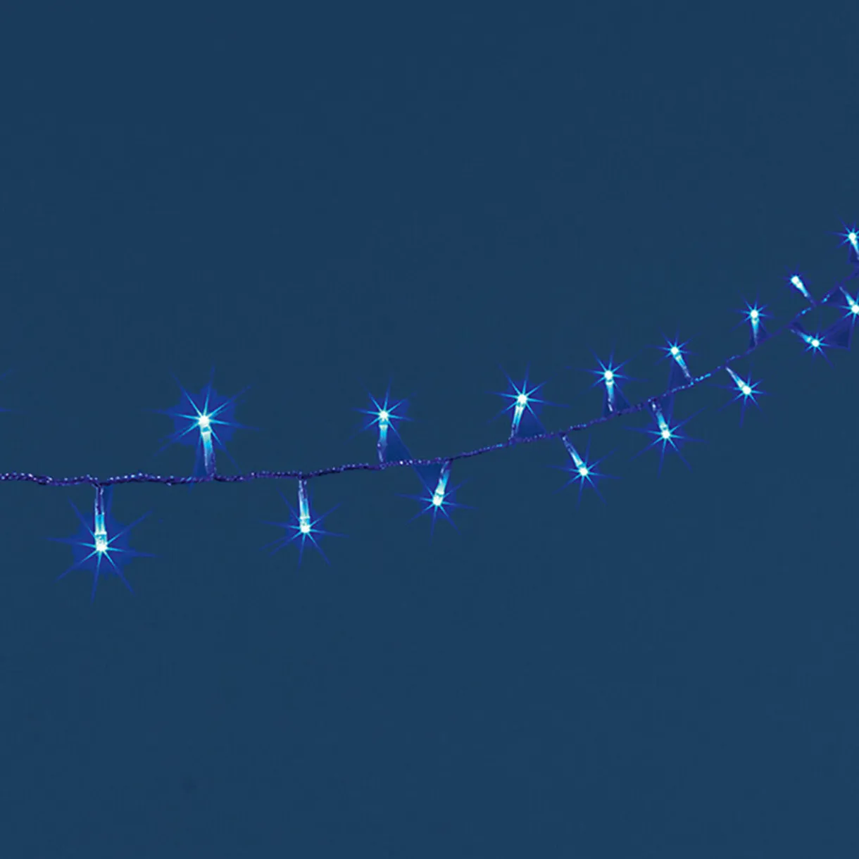 Gifi Guirlande électrique bleue clignotante 17,9 m^ Décoration Extérieure De Noël