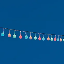 Gifi Guirlande électrique boules multicolore 4.95 m^ Décoration Extérieure De Noël