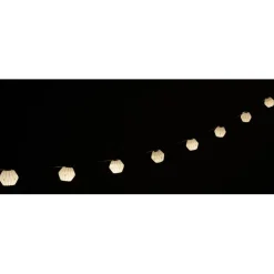 Gifi Guirlande électrique boules origami à led blanc chaud L. 2,7 m^ Décoration Extérieure De Noël