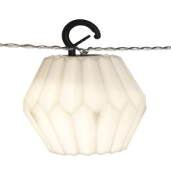 Gifi Guirlande électrique boules origami à led blanc chaud L. 2,7 m^ Décoration Extérieure De Noël