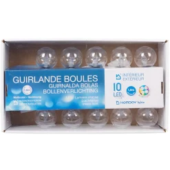 Gifi Guirlande électrique boules à led étoile multicolore L. 1,8 m^ Décoration Extérieure De Noël