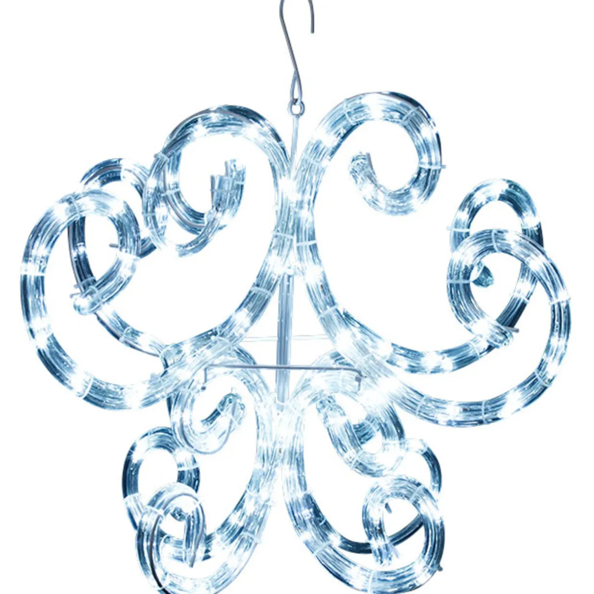 Gifi Guirlande électrique design lustre blanc fixe^ Décoration Extérieure De Noël