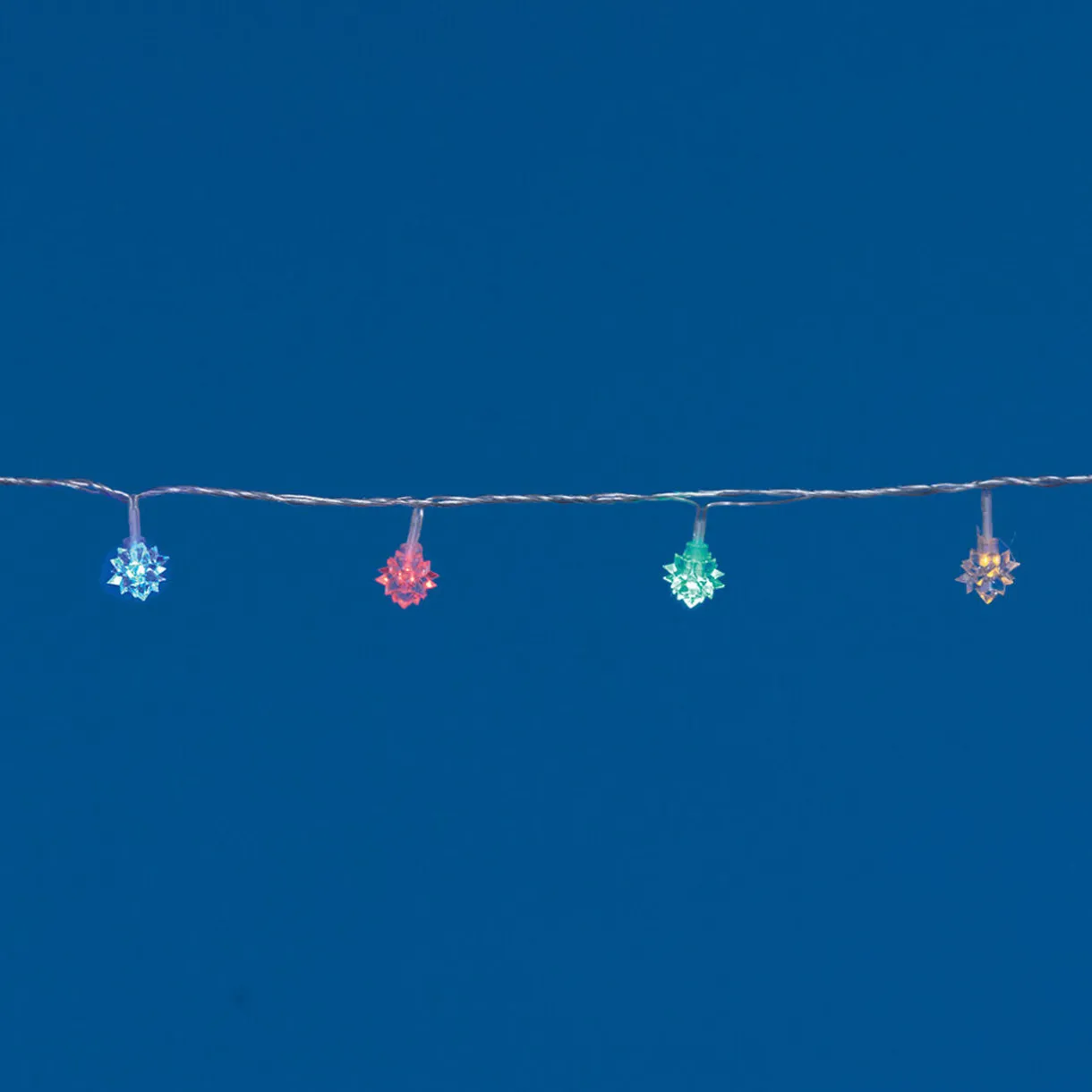 Gifi Guirlande électrique diamant multicolore fixe 5,9 m^ Décoration Extérieure De Noël