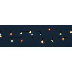 Gifi Guirlande électrique diamants muticolore clignotant 4,9 m^ Décoration Extérieure De Noël