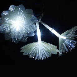 Gifi Guirlande électrique fleur blanc chaud fixe 1,9 m^ Décoration Extérieure De Noël