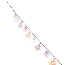 Gifi Guirlande électrique flocons multicolores 1 m^ Décoration Extérieure De Noël