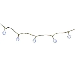 Gifi Guirlande électrique forme gouttes à led blanches L. 3,9 m^ Décoration Extérieure De Noël