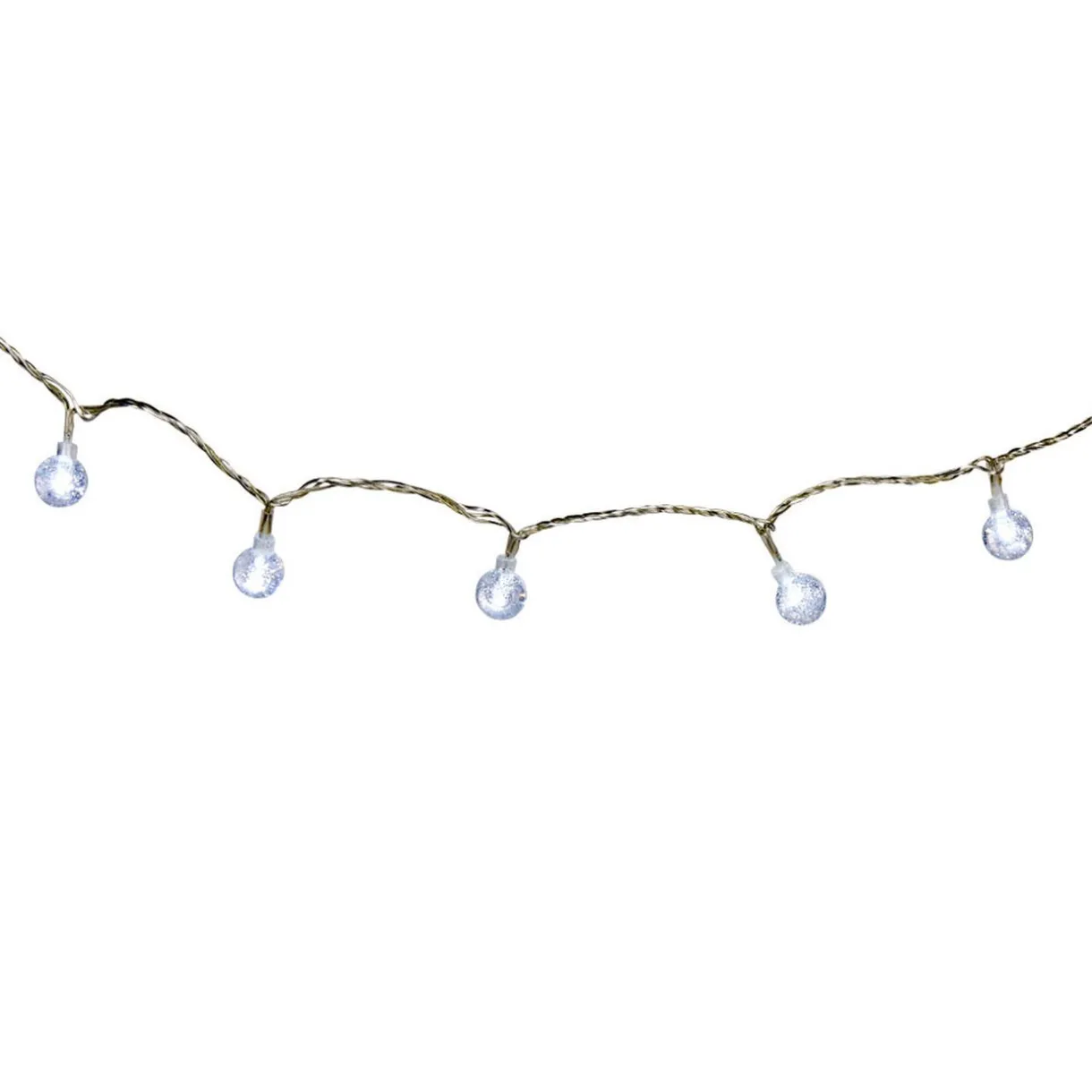 Gifi Guirlande électrique forme gouttes à led blanches L. 3,9 m^ Décoration Extérieure De Noël