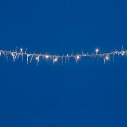 Gifi Guirlande électrique glaçon blanc fixe 1,7 m^ Décoration Extérieure De Noël