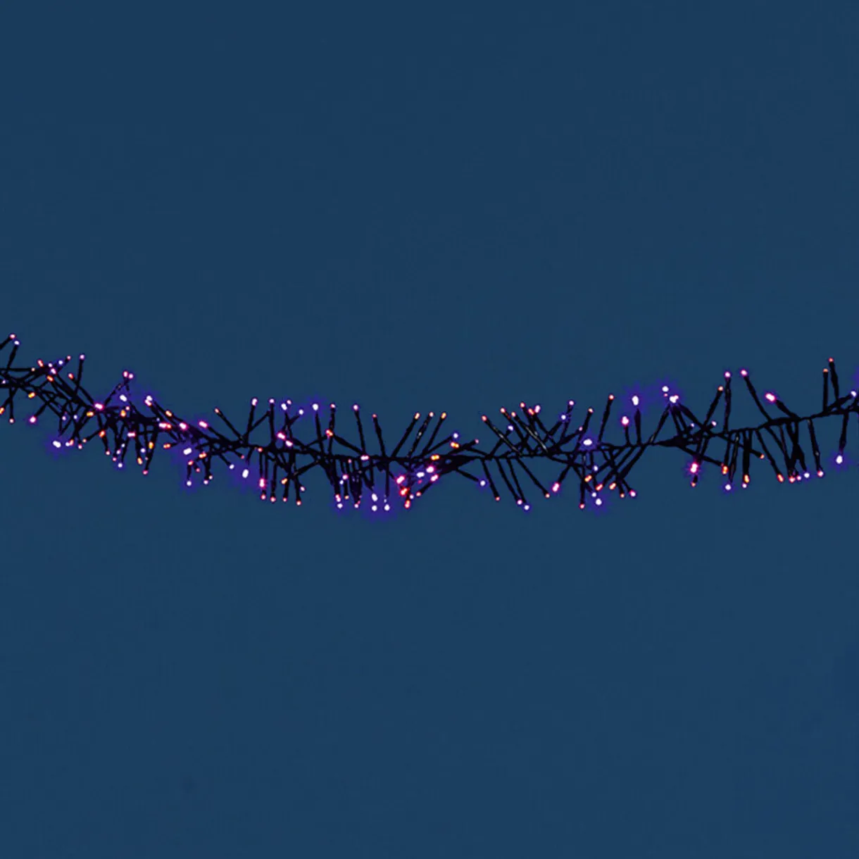 Gifi Guirlande électrique grappe multicolore 2 m^ Décoration Extérieure De Noël