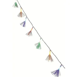 Gifi Guirlande électrique intérieure fibre optique 10 LED fixe 1,26 m^ Décoration Extérieure De Noël