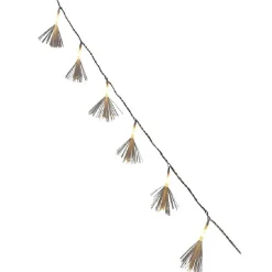 Gifi Guirlande électrique intérieure fibre optique 10 LED fixe 1,26 m^ Décoration Extérieure De Noël