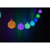 Gifi Guirlande électrique intérieure boules multicolores 8 LED fixe 1,75 m^ Décoration Extérieure De Noël