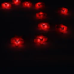 Gifi Guirlande électrique intérieure étoiles rouges 10 LED fixe 1,80 m^ Décoration Extérieure De Noël