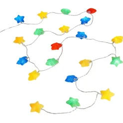 Gifi Guirlande électrique intérieure étoiles multicolores 20 LED fixe 2,85 m^ Décoration Extérieure De Noël