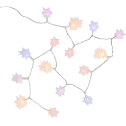 Gifi Guirlande électrique intérieure flocons multicolores 15 LED fixe 5 m^ Décoration Extérieure De Noël