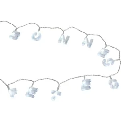 Gifi Guirlande électrique intérieure Joyeuses Fêtes 20 LED fixe 2 m^ Décoration Extérieure De Noël