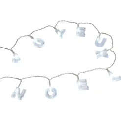 Gifi Guirlande électrique intérieure Joyeuses Fêtes 20 LED fixe 2 m^ Décoration Extérieure De Noël