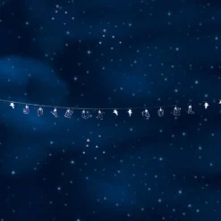 Gifi Guirlande électrique Joyeux Noël blanc 1,8 m^ Décoration Extérieure De Noël