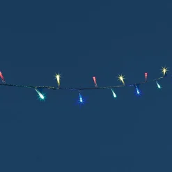 Gifi Guirlande électrique multicolore clignotante 2.45 m^ Décoration Extérieure De Noël