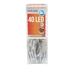 Gifi Guirlande électrique rouge 4 m^ Décoration Extérieure De Noël