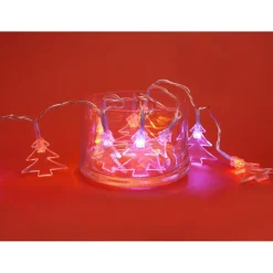 Gifi Guirlande électrique sapins multicolores 1 m^ Décoration Extérieure De Noël