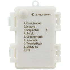 Gifi Guirlande électrique soft 96 microLED 7,2m d'éclairage blanc froid^ Décoration Sapin