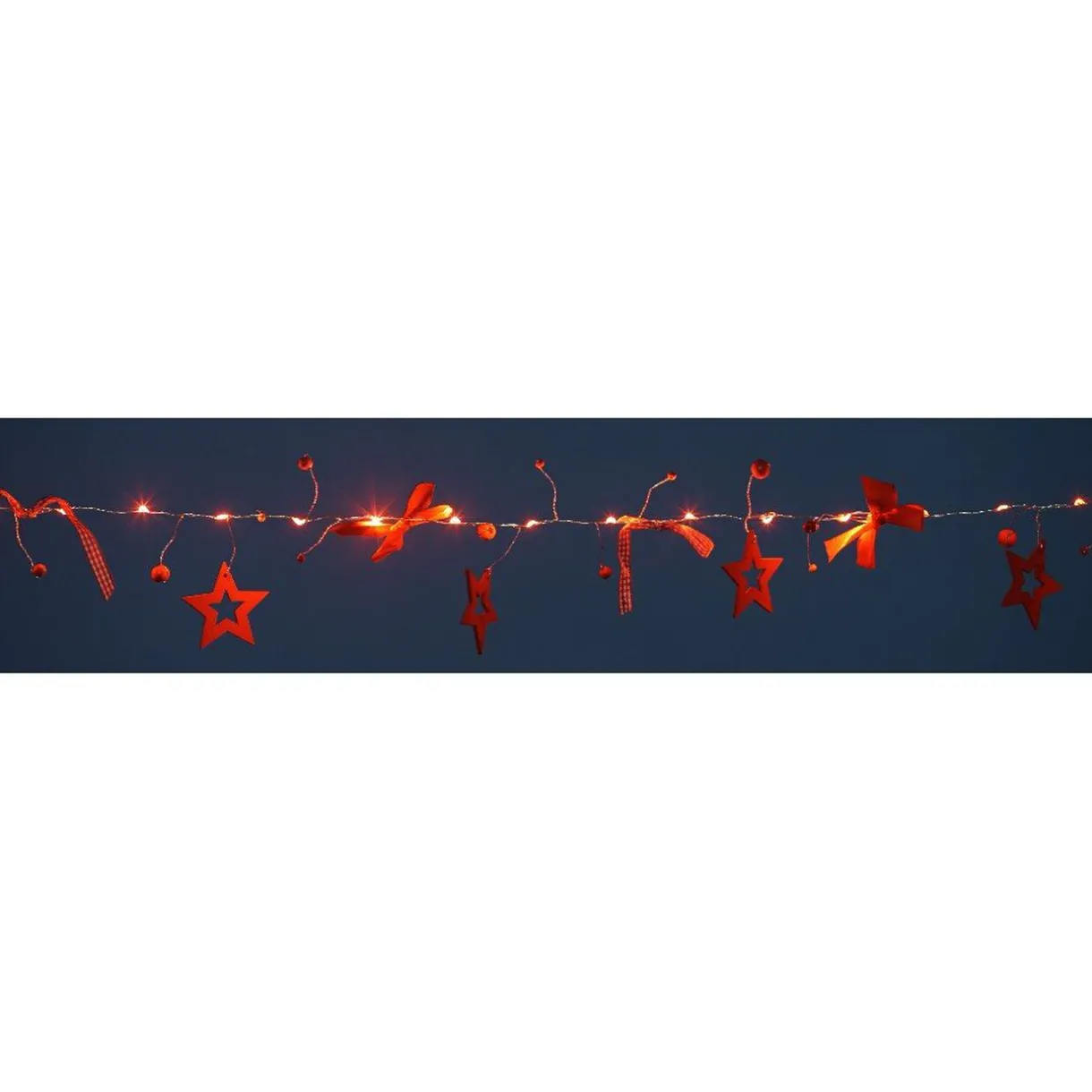 Gifi Guirlande électrique étoiles rouge fixe 0,9 m^ Décoration Extérieure De Noël