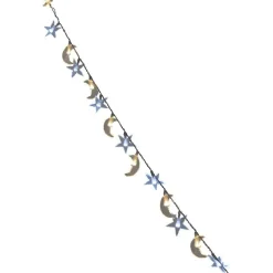 Gifi Guirlande électrique étoiles et lunes blanc fixe 1 m^ Décoration Extérieure De Noël