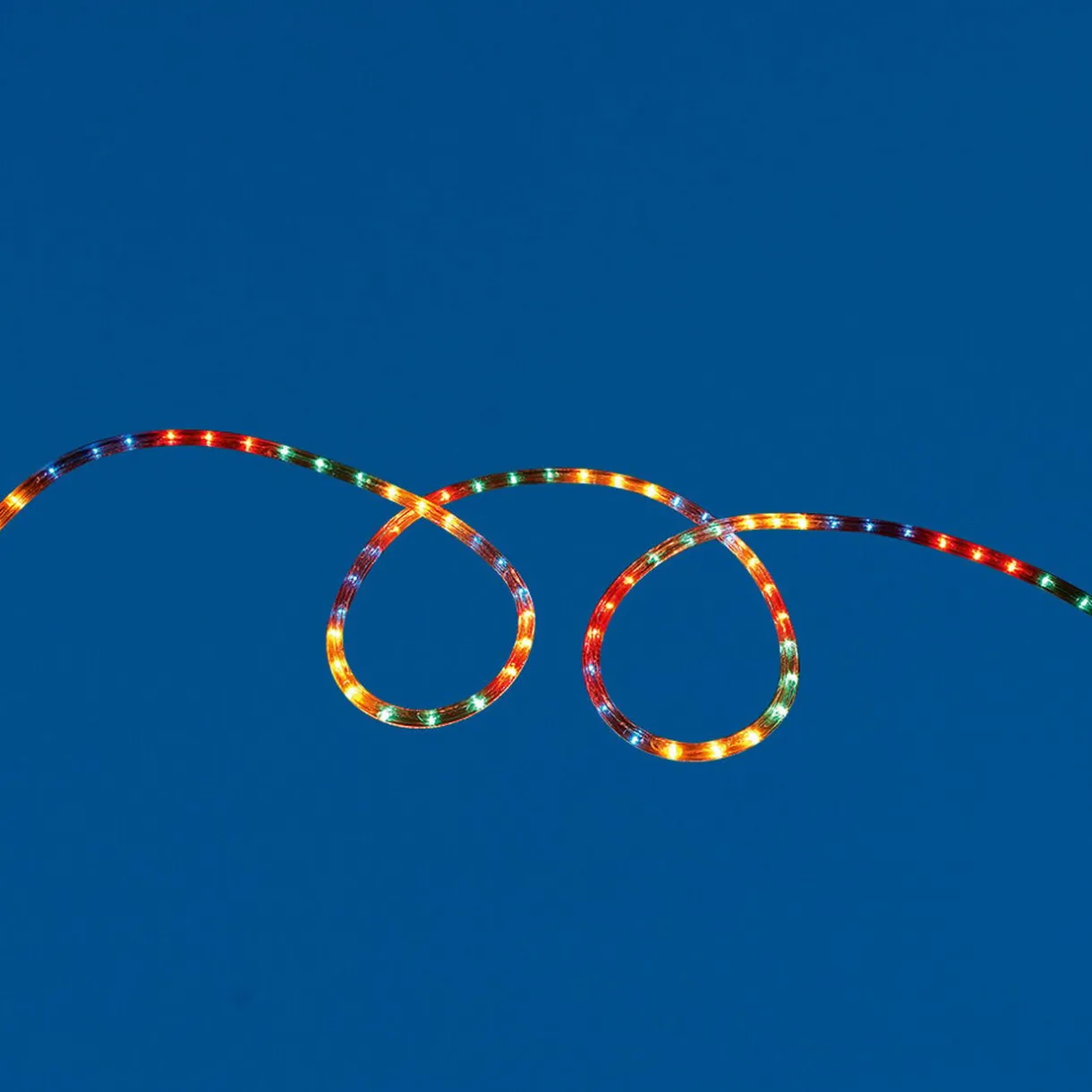 Gifi Guirlande électrique tube multicolore 6 m^ Décoration Extérieure De Noël