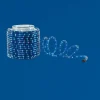 Gifi Guirlande électrique tube bleu clignotant 12 m^ Décoration Extérieure De Noël