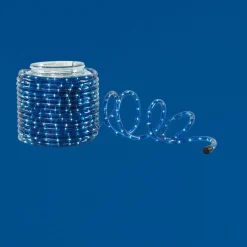 Gifi Guirlande électrique tube bleu clignotant 12 m^ Décoration Extérieure De Noël