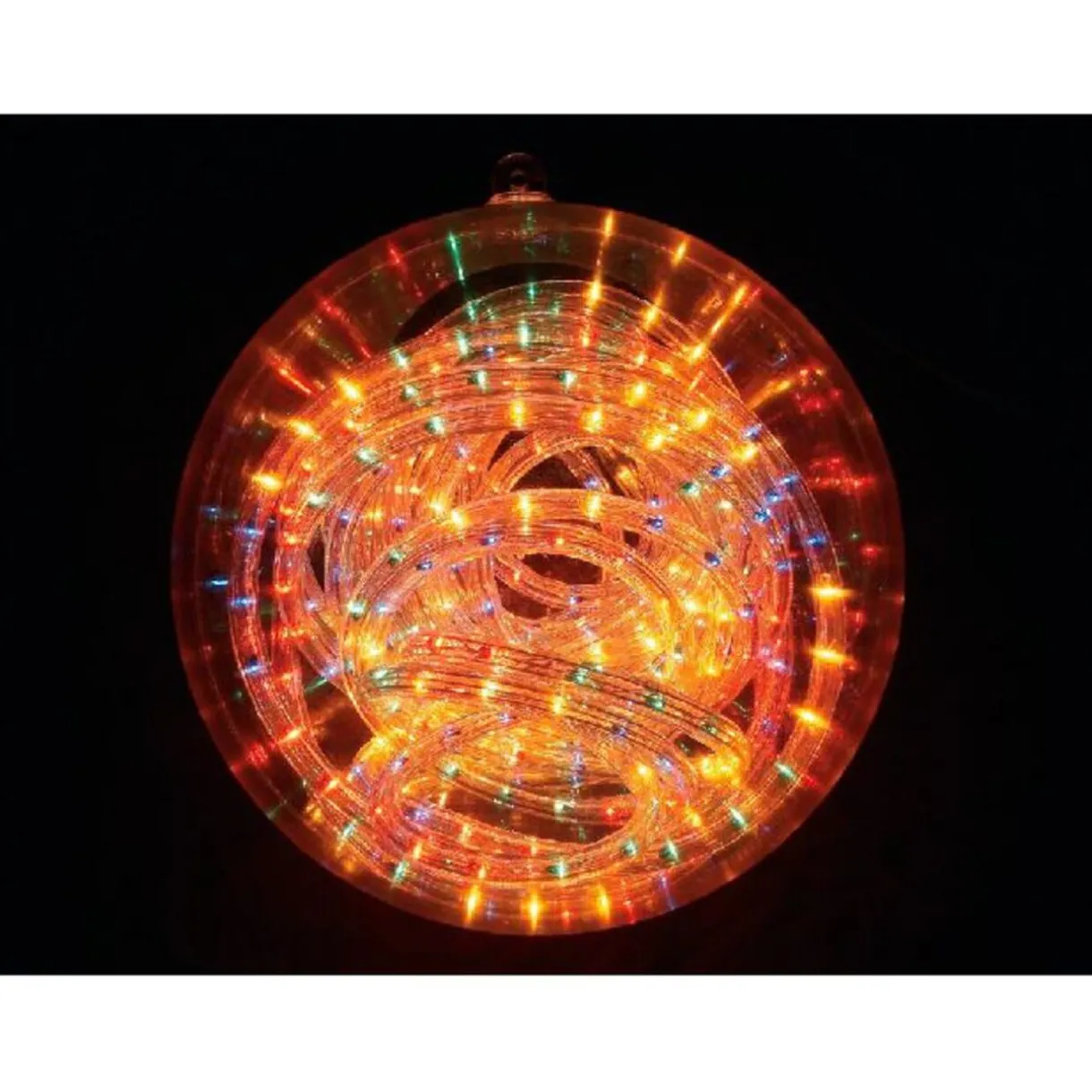 Gifi Guirlande électrique tube multicolore fixe 4 m^ Décoration Extérieure De Noël