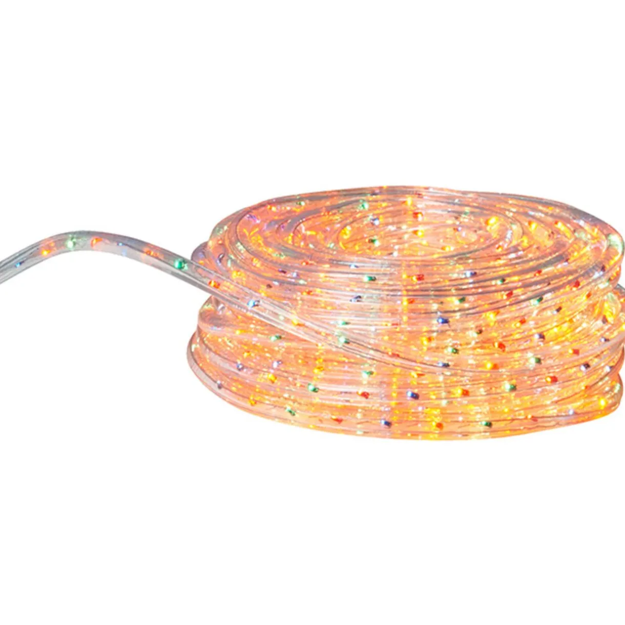 Gifi Guirlande électrique tube multicolore clignotante 24m^ Décoration Extérieure De Noël