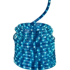 Gifi Guirlande électrique tube bleu clignitant 24 m^ Décoration Extérieure De Noël