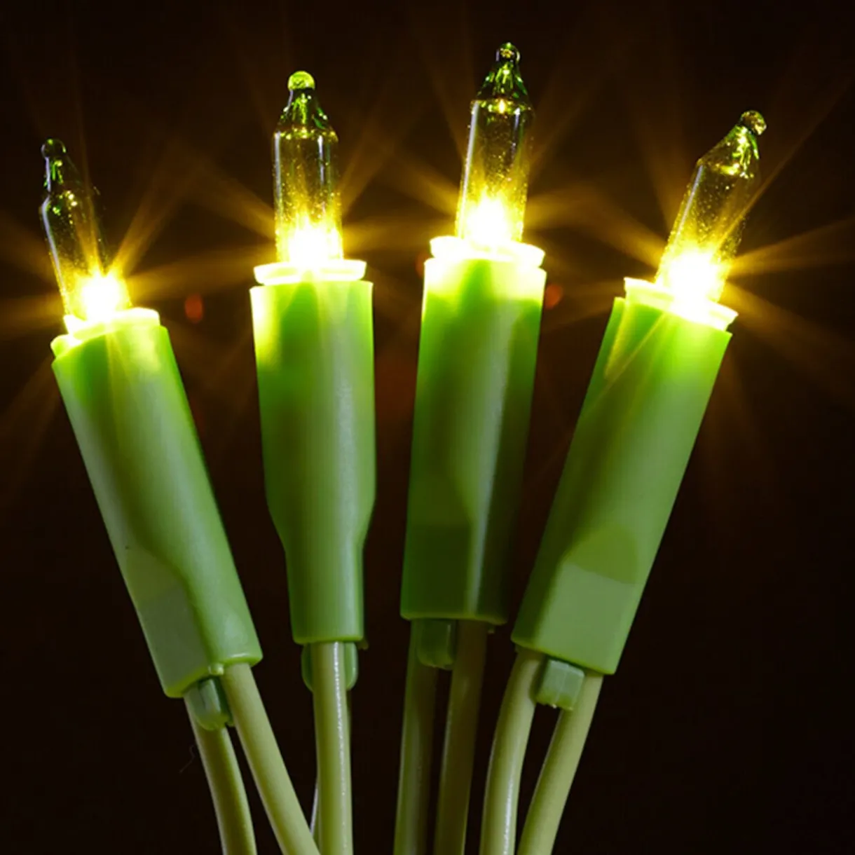 Gifi Guirlande électrique verte fixe 4,9 m^ Décoration Extérieure De Noël