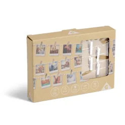 Clearance Gifi Guirlande LED à pinces 280cm plastique argenté