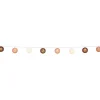 Discount Gifi Guirlande lumineuse 10 boules beige marron orange L165cm