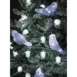Gifi Guirlande lumineuse 5 oiseaux 30 LED extérieur^ Décoration Extérieure De Noël